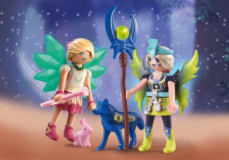 PLAYMOBIL ADVENTURES OF AYUMA kristāla un mēness feja ar dvēseles dzīvniekiem, 71236 71236