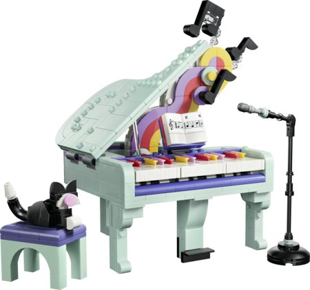 31392 LEGO® Creator Muzikāls dekors – klavieres ar kaķi 