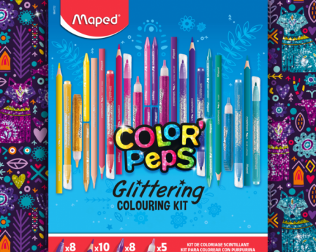 MAPED Mirdzošs krāsošanas komplekts, 984722 984722