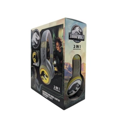 JURASSIC WORLD vieglas Bluetooth austiņas, HMJW-BTLI-TREX 