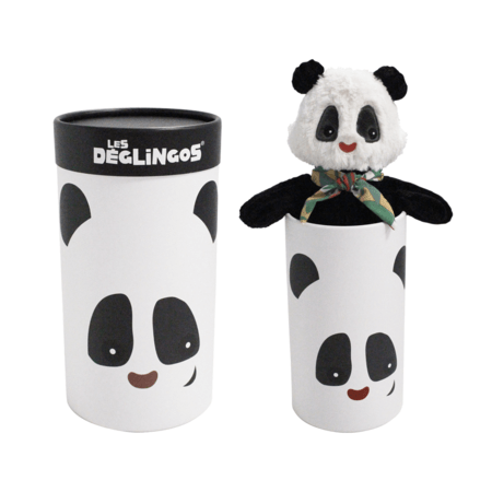 DEGLINGOS plīša rotaļlieta kastē - panda, 32135B 