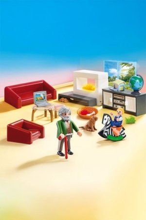 PLAYMOBIL DOLL ACTION mājīga dzīvojamā istaba, 70207 70207