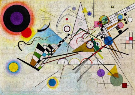 ENJOY PUZZLE puzle KOMPOZĪCIJA VIII, WASSILY KANDINSKY, 1000 gab., 68 × 48 cm, Enjoy-1545 
