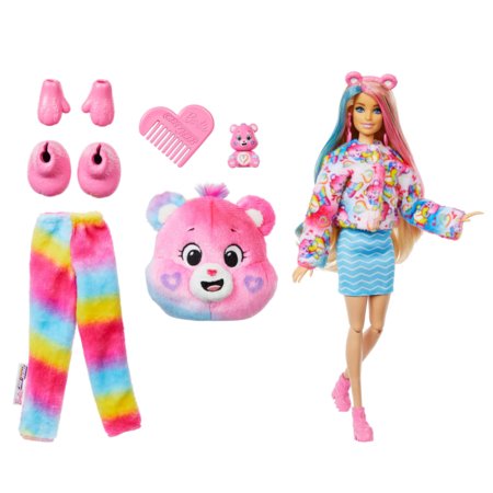 BARBIE Cutie Reveal Care Bears lelles komplekts – Togetherness Bear, JFV60