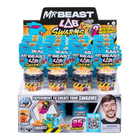 MR BEAST LAB Swarms eksperimentu komplekts ar 2 figūriņām, assort., 24772 