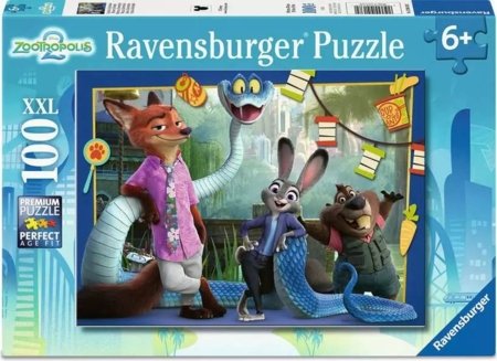 RAVENSBURGER bērnu puzle Zootropolis 2, 100 gab., 12004138 
