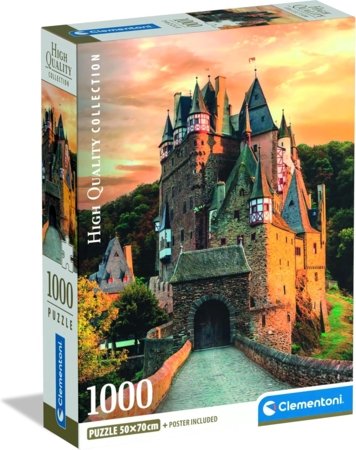 CLEMENTONI puzle Golden Hour At Eltz Castle, 1000 gab., 37109 