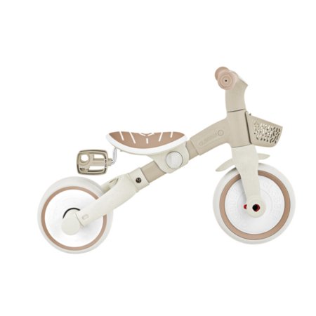 GLOBBER mācību trīsritenis Learning Trike 3in1 Plus, kokosriekstu, 738-466 
