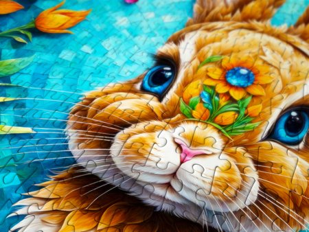 ENJOY PUZZLE puzle DĀRZA ZAĶĪTIS, 1000 gab., 68 × 48 cm, Enjoy-2149 