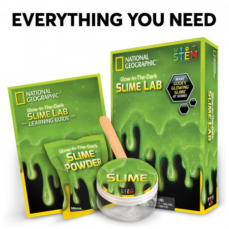 NATIONAL GEOGRAPHIC Slime zinātniskais komplekts Green, NGSLIME NGSLIME