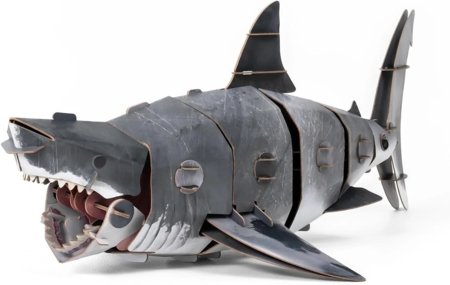 MAKEBUG 3D papīra puzle Great White Shark, MB-B-0010 