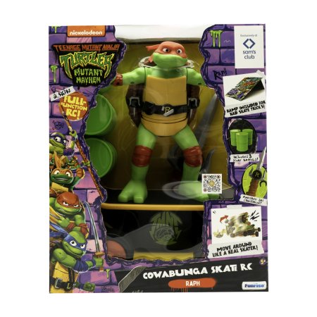 TMNT RC skrituļdēlis ar figūru Cowabunga, 71039 71039