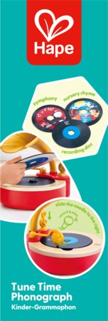 HAPE rotaļu fonogrāfs, E0641A 
