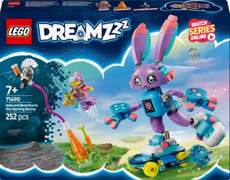 71490 LEGO® DREAMZzz™ Izzie un spēļu zaķis Bunchurro 