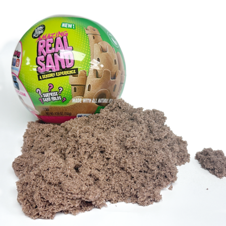 AMAZING REAL SAND kinētiskās smiltis Real Sand Sensory Ball PDQ, WC112934CKINT 