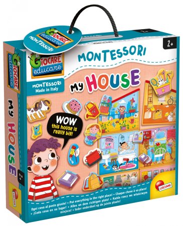 LISCIANI MONTESSORI puzle My house, 85644 85644