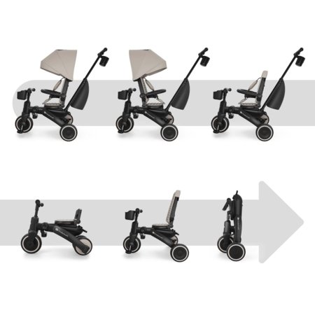 KINDERCRAFT trīsritenis JAZZ 3, smilškrāsas, KRJAZZ03BEG0000 