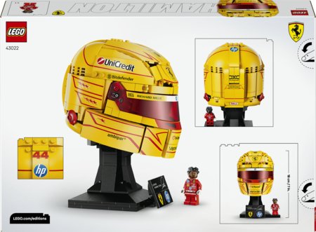 43022 LEGO® Editions Scuderia Ferrari HP Lewis Hamilton ķivere 