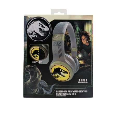 JURASSIC WORLD vieglas Bluetooth austiņas, HMJW-BTLI-TREX 