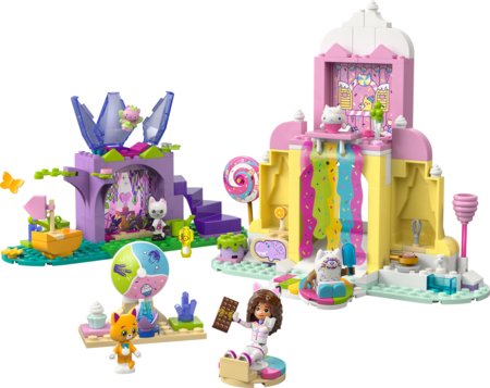 11205 LEGO® Gabby’s Dollhouse Saldo našķu kalns un Kitty dārzs 