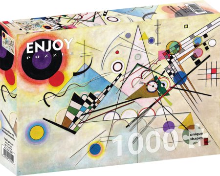 ENJOY PUZZLE puzle KOMPOZĪCIJA VIII, WASSILY KANDINSKY, 1000 gab., 68 × 48 cm, Enjoy-1545 