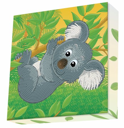 DOTZ BOX radošais komplekts - dimantu glezna coala climb 22x22cm, 11NDBX022 11NDBX022