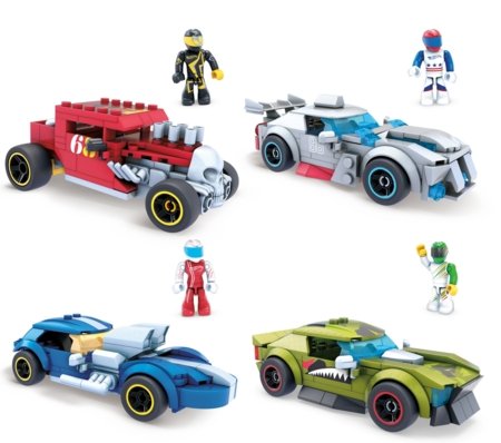 MEGA CONSTRUX HOT WHEELS mašīna asort., GVM28 GVM28