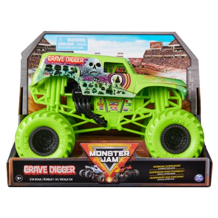 MONSTER JAM  1:24 monstru mašīna Grave Digger, 6069137 