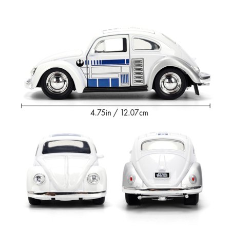 JADA Star Wars 1:32 R2-D2 Volkswagen Beetle modelis, 9336982314R00 