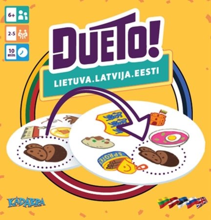 Galda spēle Dueto! LT/LV/EE, 56139 