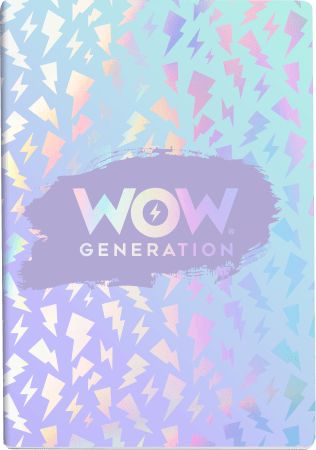 WOW GENERATION piezīmju grāmatiņas mīkstajos vākos, 3 iepakojumi A5, WOW00002 