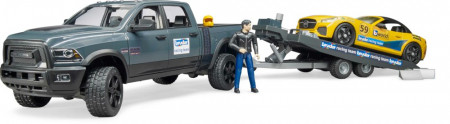 2504 - BRUDER auto RAM 2500 Power Wagon ar treileri, 2504 2504