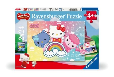 RAVENSBURGER PUZZLE puzle Hello Kitty, 2x24 gab., 12001034 0 