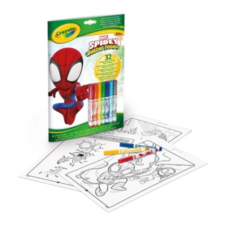 CRAYOLA krāsošanas un aktivitāšu komplekts Color & Activity Spidey, 04-2809G 