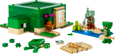 21254 LEGO®  Minecraft Bruņurupuču Pludmales Māja 