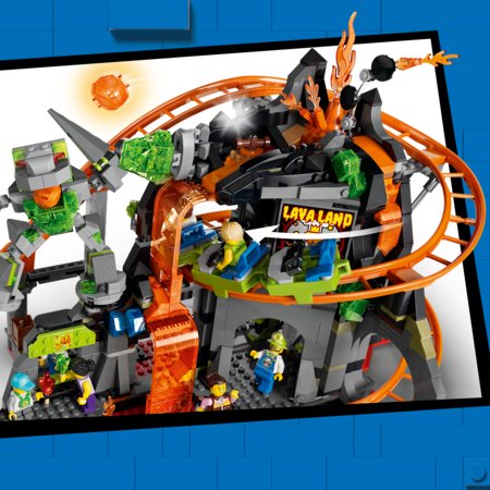 60501 LEGO® City Kalniņu karuseļu parks Lava Land 