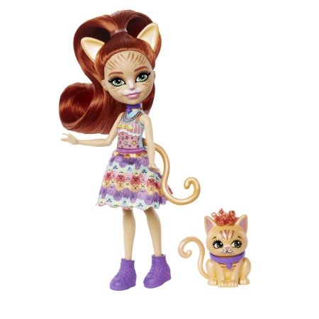 ENCHANTIMALS Tarla oranžais kaķis un lelle Kudlera, HHB91 HHB91