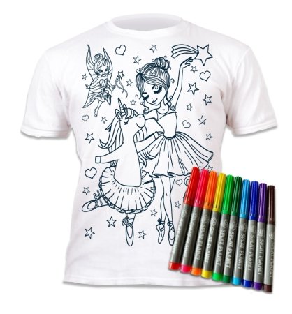 SPLAT PLANET T-krekla krāsošanas komplekts Unicorn Ballerina 7-8y, SP40930 