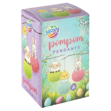 MOXY Easter Pompom pendants, 810053 