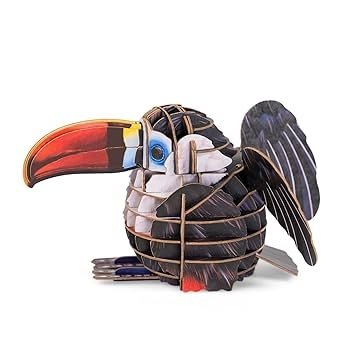 MAKEBUG 3D papīra puzle red-billed toucan, MB-D-0007 