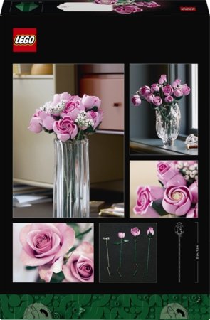 10374 LEGO® Botanicals Rozā rožu pušķis 
