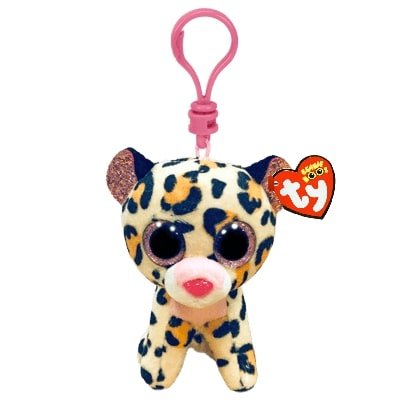 TY Beanie Boos piekariņš leopards LIVVIE brūns/rozā, TY35248 TY35248