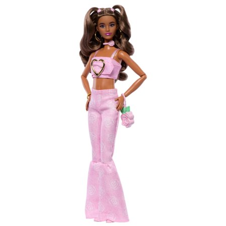 BARBIE Deluxe Fashionistas lelle rozā kostīmā, JJN72 
