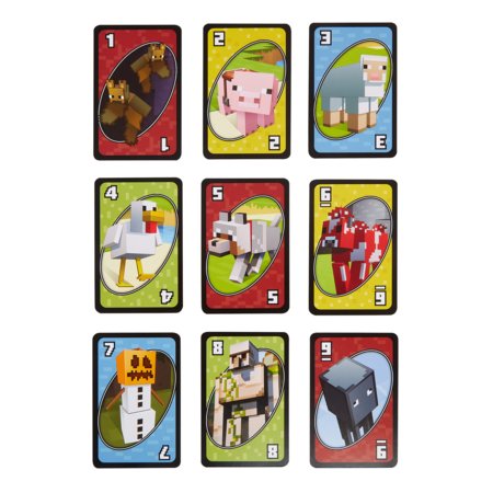MATTEL GAMES UNO kārtis Minecraft, FPD61 