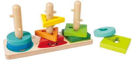 "HAPE koka celtniecības bloks ""Monster Twist & Stack"", E0494A" 