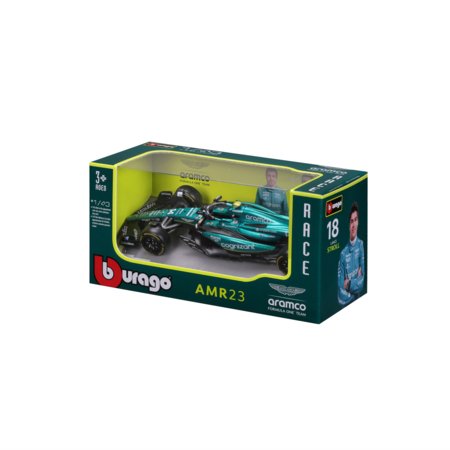 BBURAGO 1:43 automašīna F1 Aston Martin Aramco Cognizant Team AMR23, 18-38090 