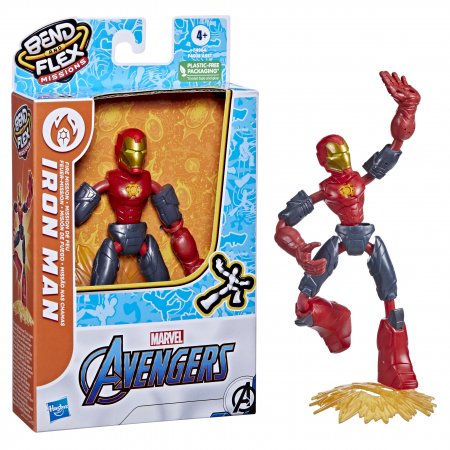 AVENGERS figūra Bend and Flex, sortiments, F40085L0 F40085L0