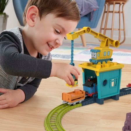 THOMAS & FRIENDS Tomass trase ar ceļamkrānu, HDY58 HDY58