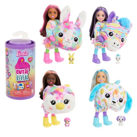 BARBIE Čelsija Cutie Reveal lelle krāsu sapnis, HRK42 