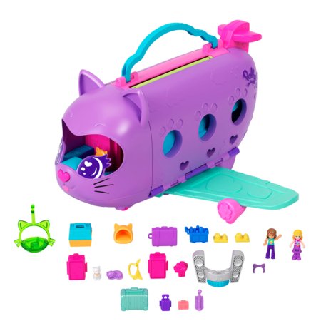 POLLY POCKET komplekts kaķa lidmašīna, HWP19 